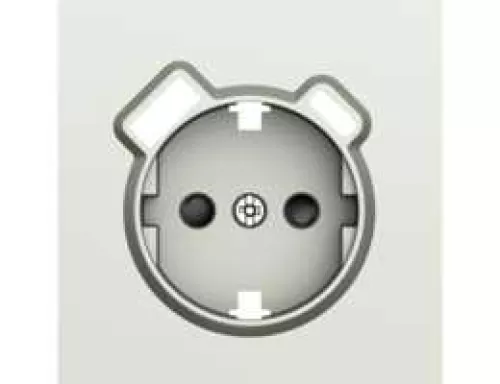 Накладка для розетки Schuko с зарядным устройством USB A+C, со шторками 16A 250В, шампань, серия S08