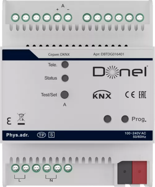 Шлюз KNX/DALI 1-но канальный