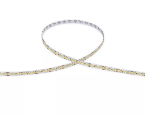 Лента светодиодная SMD тёпло-белая DC24V 22W/m 3000K 2380Lm/m 240д/м CRI>90 IP20, упаковка 5 метров, ширина 10мм, высота 1,6мм, самоклейкая