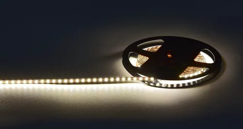 Лента светодиодная SMD нейтральная DC24V 9,6W/m 4000K 1350Lm/m 120д/м CRI>90 IP20, упаковка 5 метров, ширина 5мм, высота 1,5мм, самоклейкая