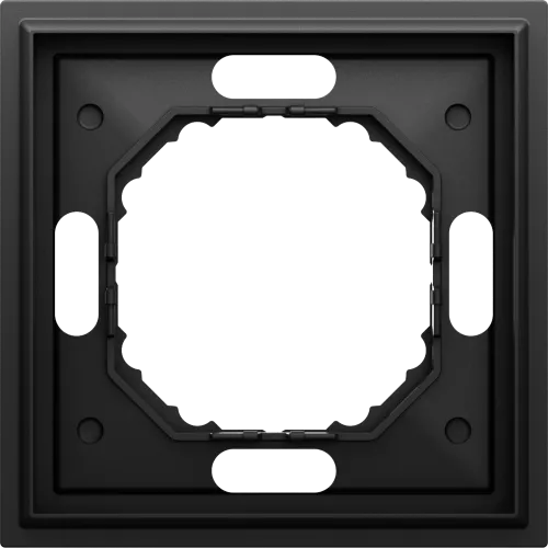 Рамка Podium 1-я, цвет черный графит, серия S08 Donel