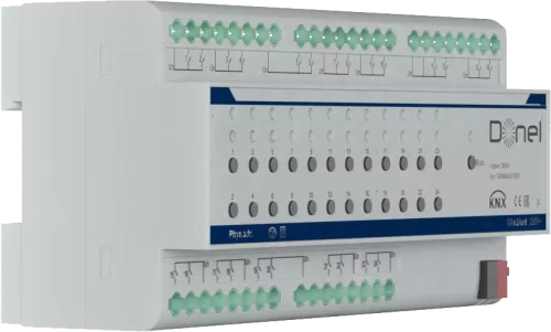 KNX многофункциональный актуатор 24-х канальный 10A