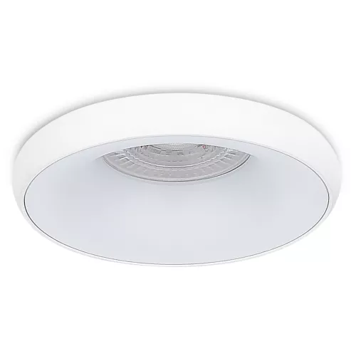 Светильник встраиваемый под LED-лампу с цоколем GU10  D95xH35мм IP20, белый, без лампы