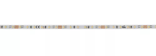 Лента светодиодная SMD тёпло-белая DC24V 8,6W/m 3000K 670Lm/m 120д/м CRI>90 IP20, упаковка 5 метров, ширина 4мм, высота 1,2мм, самоклейкая