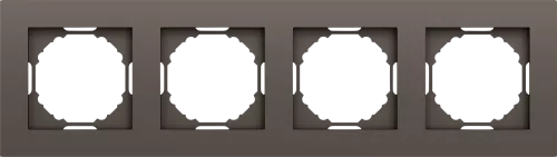 Рамка 4-я, цвет мокко, серия A07 Donel