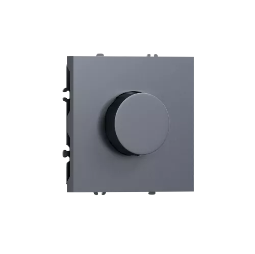 Светорегулятор поворотный Triac LED 100Вт, активная нагрузка 300Вт, цвет матовый кремовый, серия S08 Donel