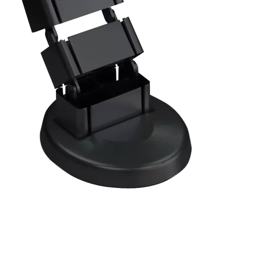 Пластиковый органайзер вертикальный SquareDesign для декоративной укладки проводов, длина 0,792 метра, цвет черный