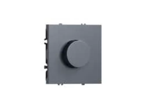 Светорегулятор поворотный Triac LED 100Вт, активная нагрузка 300Вт, цвет матовый кремовый, серия S08 Donel