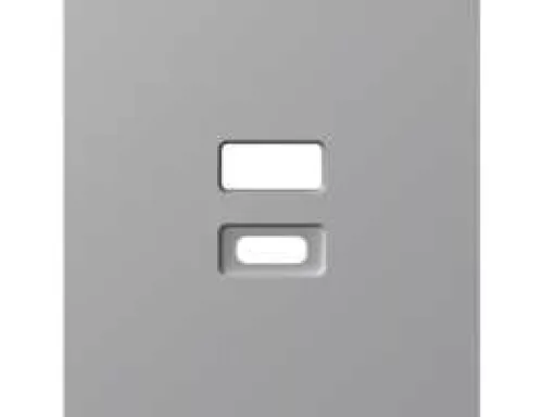 Накладка для USB-зарядки, цвет матовый серый, серия A07 Donel