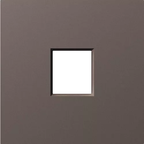 Накладка на 1 выход для розеток RJ11, RJ45 и TV/SAT, цвет мокко, серия A07 Donel