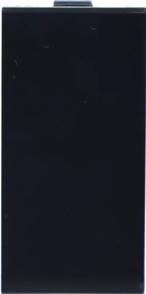 Заглушка, 1 модуль, 22.5х45мм, цвет черный