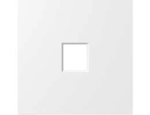 Накладка на 1 выход для розеток RJ11, RJ45 и TV/SAT, цвет матовый белый, серия S08 Donel