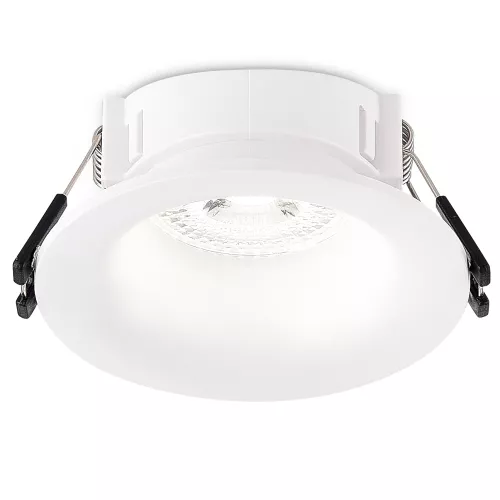 Светильник встраиваемый под LED-лампу с цоколем GU10  D86xH40мм IP20, белый, без лампы