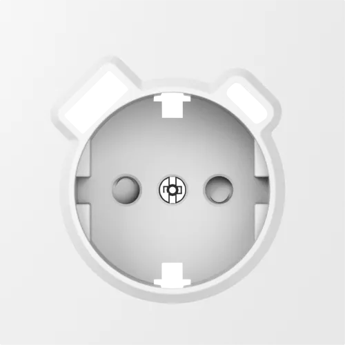 Накладка для розетки Schuko с зарядным устройством USB A+C, со шторками 16A 250В, матовый белый, серия S08