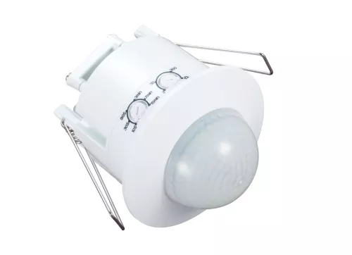 Датчик движения потолочный встраиваемый, 3-х проводный, обзор 360º, макс.1200Вт, IP20, Donel, цвет белый