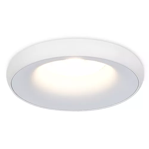 Светильник встраиваемый под LED-лампу с цоколем GU10  D95xH35мм IP20, белый, без лампы