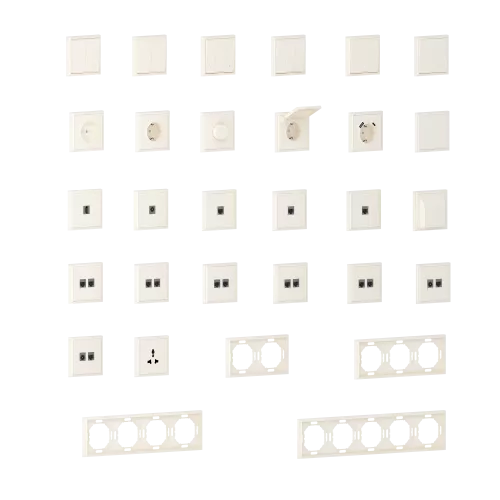 Рамка Podium 2-я, цвет матовый кремовый, серия S08 Donel
