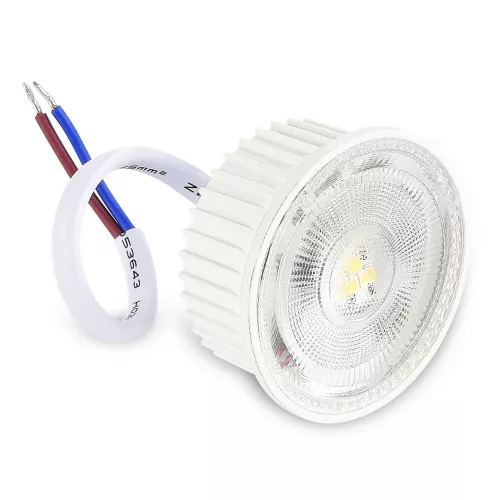 Светодиодный модуль MR16 7Вт 220В 4000K 600Лм Ra>80 38° D50хH22мм, цвет корпуса - белый