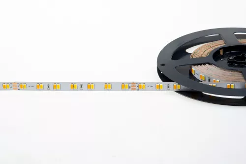 Лента светодиодная SMD биодинамическая DC24V 23W/m 3000-5000K 1900Lm/m 112д/м CRI>95 IP20, упаковка 5 метров, ширина 10мм, высота 2,5мм, самоклейкая