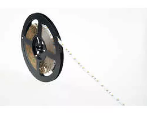 Лента светодиодная SMD тёпло-белая DC24V 4,8W/m 3000K 300Lm/m 60д/м CRI>95 IP20, упаковка 5 метров, ширина 8мм, высота 2мм, самоклейкая