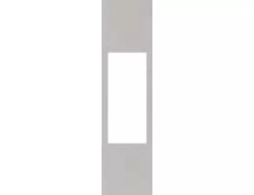 Лицевая панель для розеток USB, TF,  RJ45, SAT и диммеров 1 модуль, серый