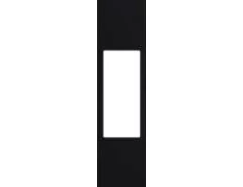 Лицевая панель для  розеток USB, TF, RJ45, SAT и диммеров 1 модуль, черный