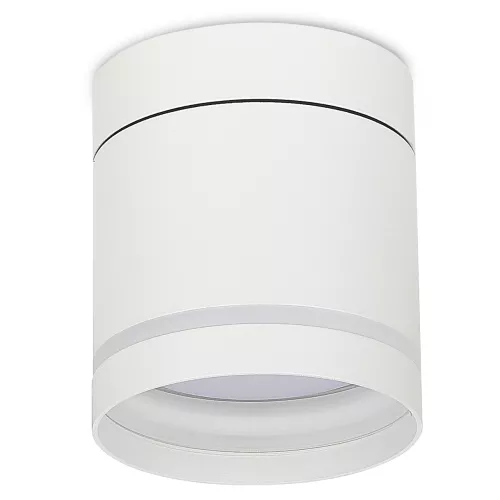 Светильник накладной поворотный под LED-лампу с цоколем GX53 D84xH90мм IP20, белый, без лампы