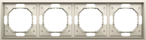 Рамка Podium 4-я, цвет слоновая кость, серия S08 Donel