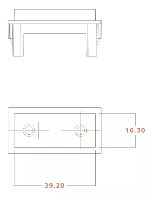 Розетка HDMI 1 модуль