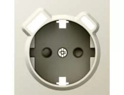 Накладка для розетки Schuko с зарядным устройством USB A+C, со шторками 16A 250В, шампань, серия A07