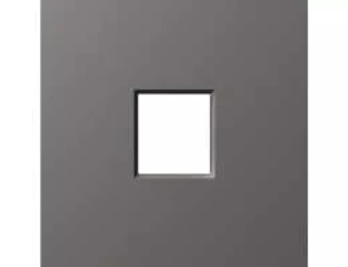 Накладка на 1 выход для розеток RJ11, RJ45 и TV/SAT, цвет матовый титан, серия A07 Donel