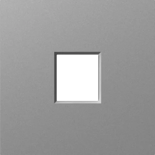 Накладка на 1 выход для розеток RJ11, RJ45 и TV/SAT, цвет сталь, серия A07 Donel