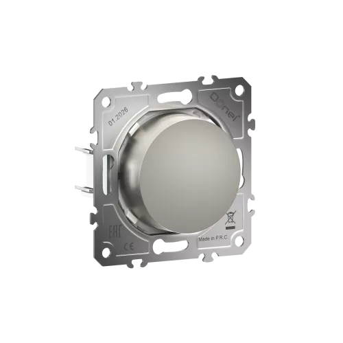 Светорегулятор Triac поворотный, LED-лампы 100Вт, акт.нагрузка 300Вт, цвет шампань, серия D16, Donel