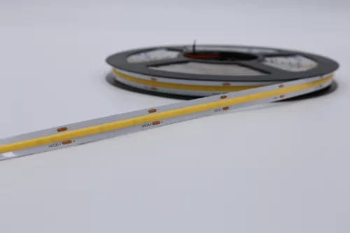 Лента светодиодная COB нейтральная DC24V 9,6W/m 4000K 1045Lm/m 480д/м CRI>95 IP20, упаковка 5 метров, ширина 8мм, высота 2мм, самоклейкая