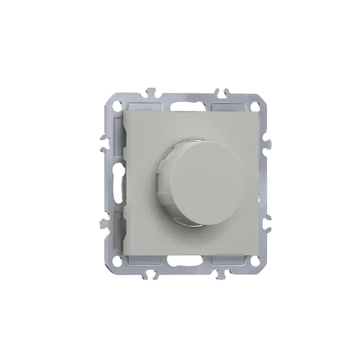 Светорегулятор поворотный Triac LED 100Вт, активная нагрузка 300Вт, цвет матовый кашемир, серия A07 Donel