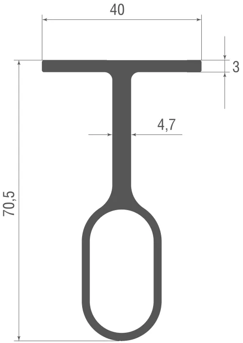 Крепление штанги для профиля DN18S1529A2Set, 2 шт. в комплекте, белый