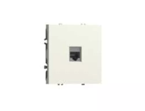 Розетка RJ45 cat.6, компьютерная на 1 выход, цвет слоновая кость, серия S08 Donel