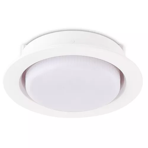 Светильник встраиваемый под LED-лампу с цоколем GX53 D108xH31мм IP20, белый, без лампы