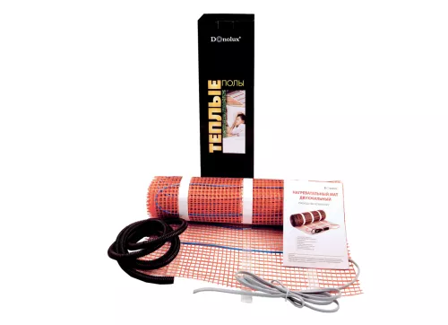 Мат нагревательный двухжильный экранированный DM2150, мощность  600 Вт, площадь 4м2., размер 0.5х8 м.