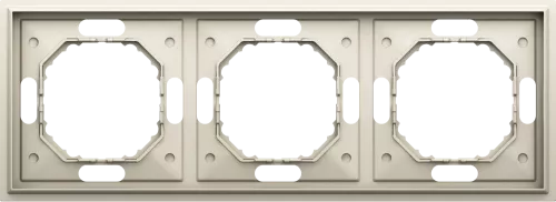 Рамка Podium 3-я, цвет слоновая кость, серия S08 Donel