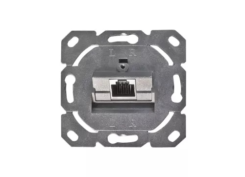 Компьютерная  розетка RJ45 Cat.6 UAE, на 1 выход, без накладки