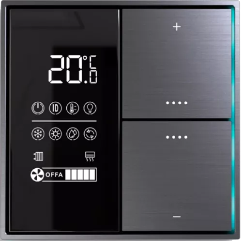 KNX многофункциональный комнатный термостат, цвет космический серый