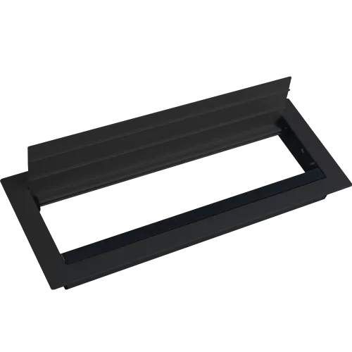 Кабельный вывод для установки в столешницу, размер 310х120 мм, цвет черный