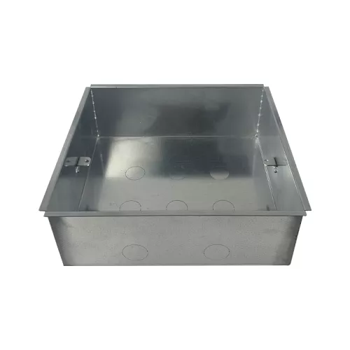 Коробка для установки в бетонную стяжку лючков DFB12, сталь