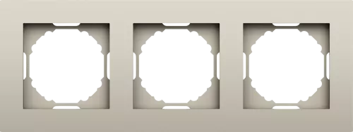 Рамка 3-я, цвет матовый кашемир, серия A07 Donel