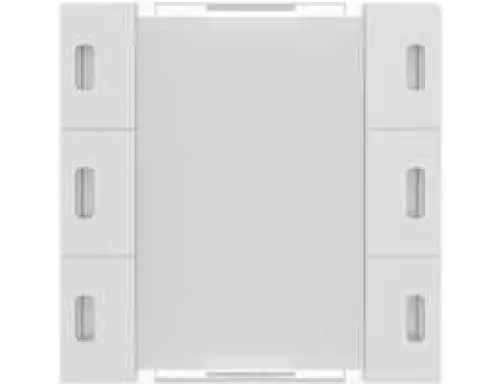 KNX cенсорный кнопочный модуль на 3 группы, 55х55мм, цвет белый