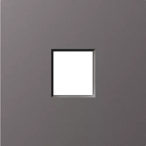 Накладка на 1 выход для розеток RJ11, RJ45 и TV/SAT, цвет матовый титан, серия A07 Donel