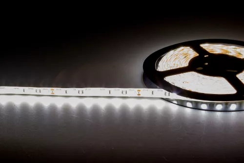 Лента светодиодная SMD нейтральная DC24V 14,4W/m 4000K 1080Lm/m 60д/м CRI>95 IP65, упаковка 5 метров, ширина 10мм, высота 2мм, самоклейкая