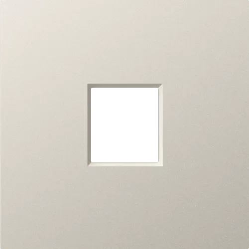 Накладка на 1 выход для розеток RJ11, RJ45 и TV/SAT, цвет матовый кашемир, серия A07 Donel