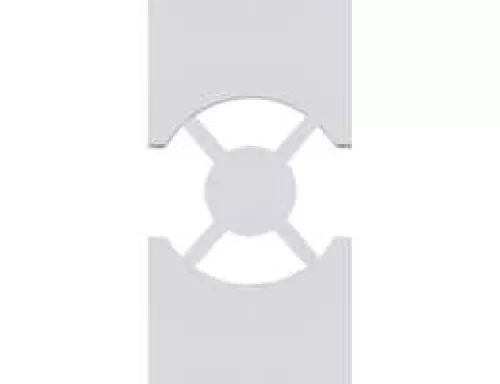 Лицевая панель для розеток 2К+З нем./итал.станд. 2 модуля, белый